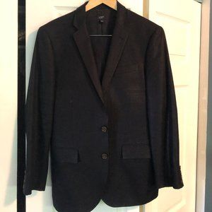J. Crew Irish Linen Suit 38S - Navy